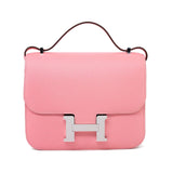 Hermes Handbag Constance 18 Rose Confetti Epsom Leather - Redeluxe