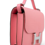 Hermes Handbag Constance 18 Rose Confetti Epsom Leather - Redeluxe