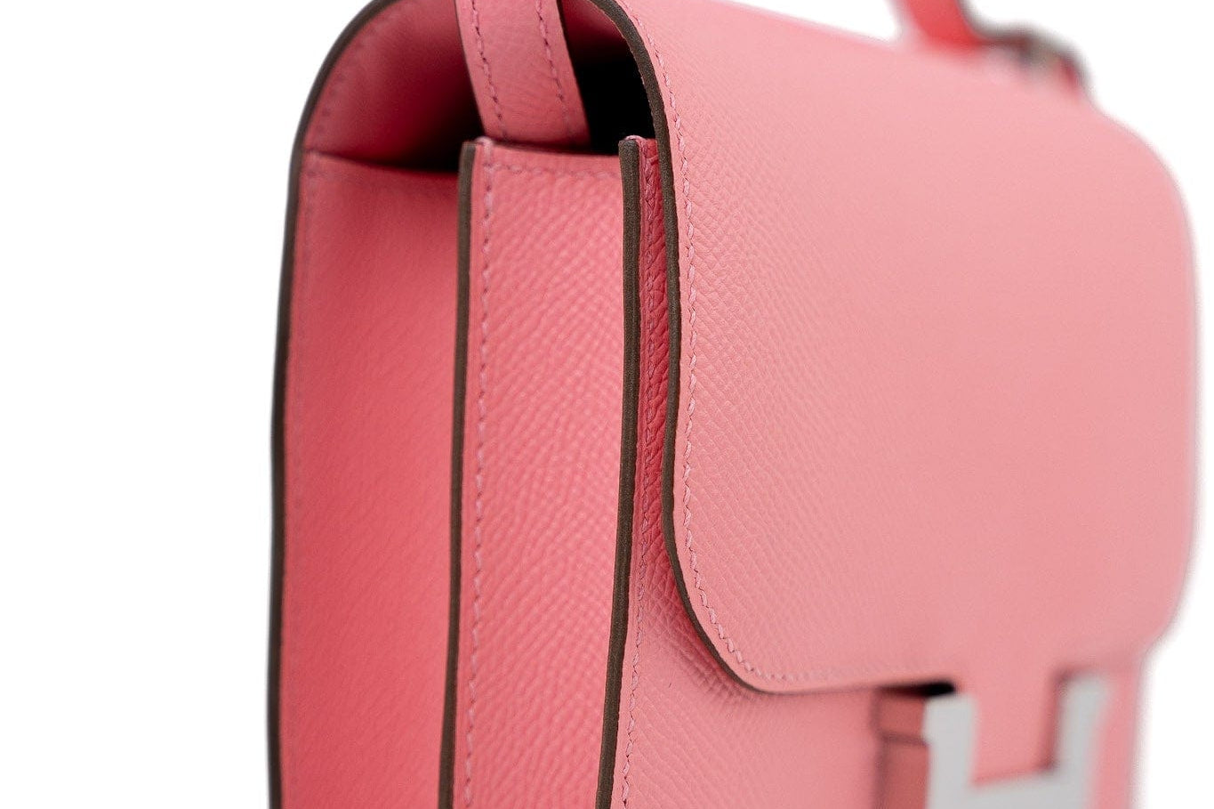 Hermes Handbag Constance 18 Rose Confetti Epsom Leather - Redeluxe