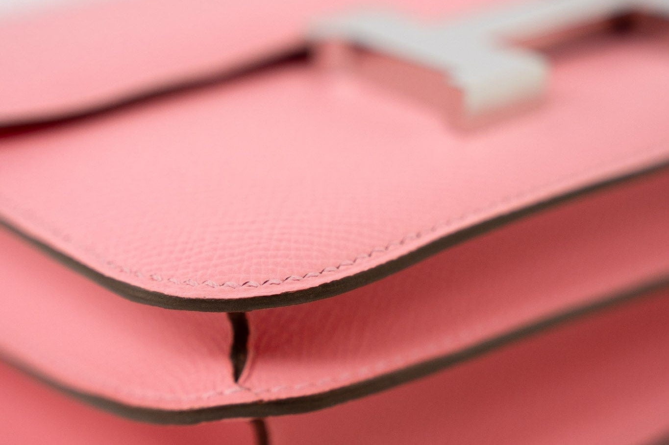 Hermes Handbag Constance 18 Rose Confetti Epsom Leather - Redeluxe