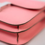 Hermes Handbag Constance 18 Rose Confetti Epsom Leather - Redeluxe