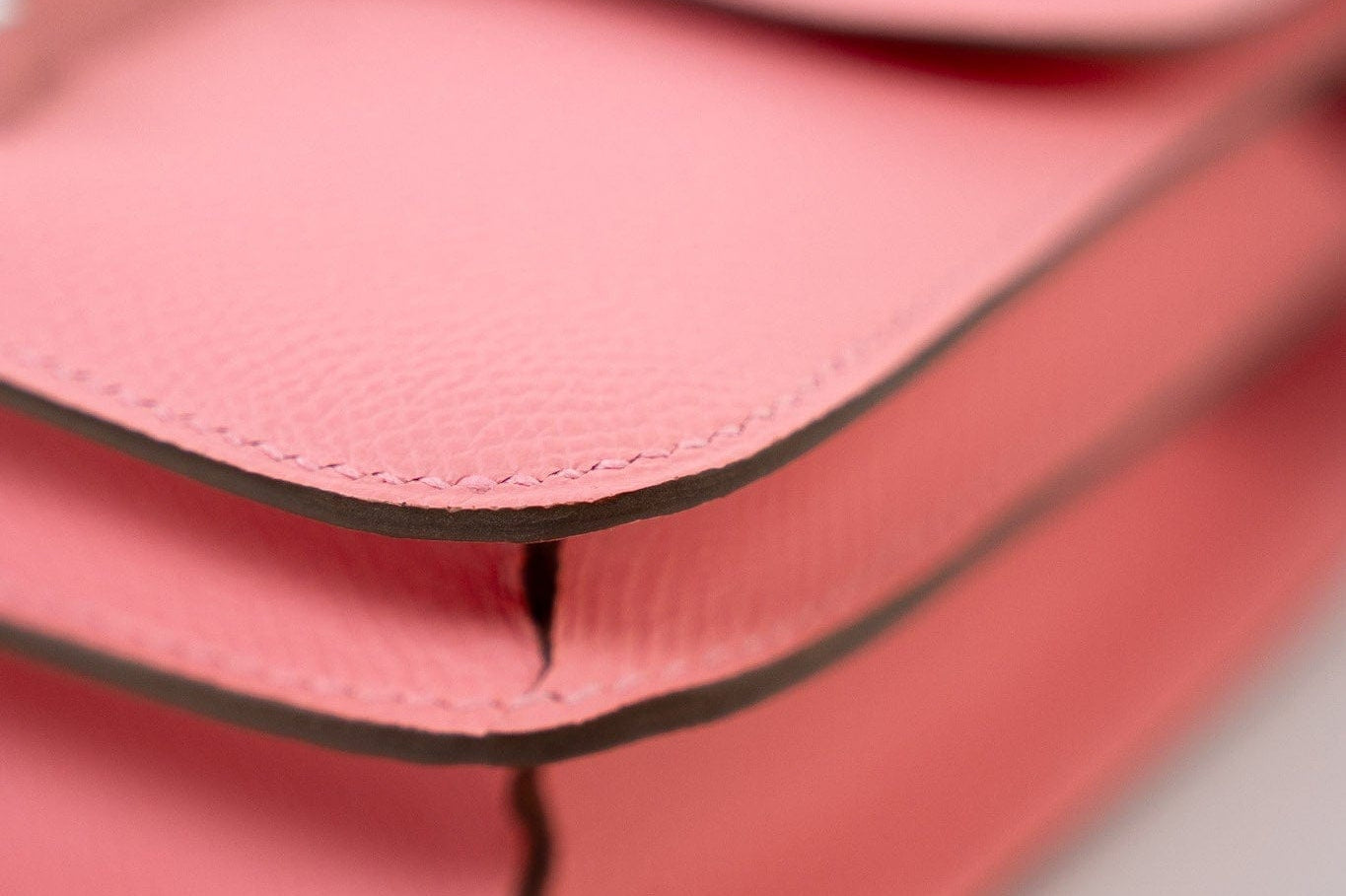 Hermes Handbag Constance 18 Rose Confetti Epsom Leather - Redeluxe
