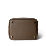 Hermes Handbag Etoupe Picotin Lock 18 Etoupe Taurillon Clemence Gold Plated U Stamp - Redeluxe