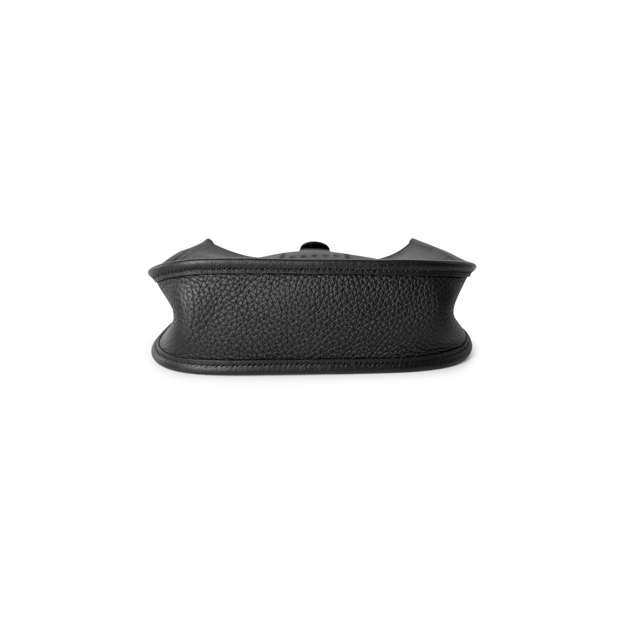 Hermes Handbag Evelyne / Black Taurillon Clemence Evelyne TPM Black w/ Palladium Hardware - Redeluxe