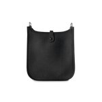 Hermes Handbag Evelyne / Black Taurillon Clemence Evelyne TPM Black w/ Palladium Hardware - Redeluxe
