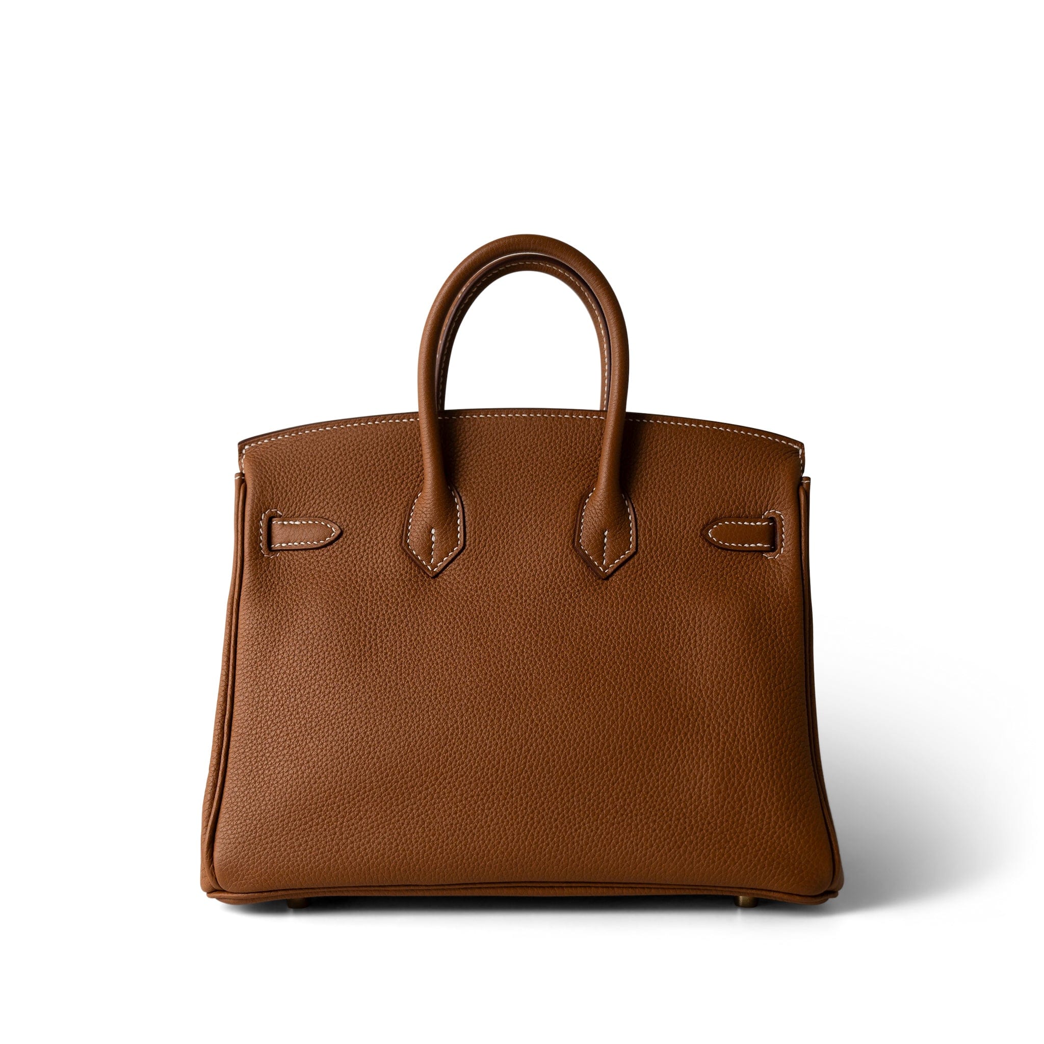 Hermes Handbag Gold Birkin 25 Gold Togo Gold Plated Y Stamp - Redeluxe