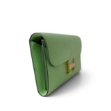Hermes Handbag Green Constance Wallet To Go Vert Criquet Epsom Z Stamp - Redeluxe