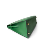 Hermes Handbag Green Kelly Sellier 32 Green Courchevel Gold Plated (U) Stamp - Redeluxe