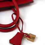 Hermes Handbag Hermes Birkin 30 Rouge de Coeur Togo D Stamp - Redeluxe