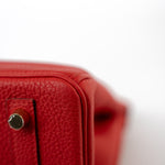 Hermes Handbag Hermes Birkin 30 Rouge de Coeur Togo D Stamp - Redeluxe