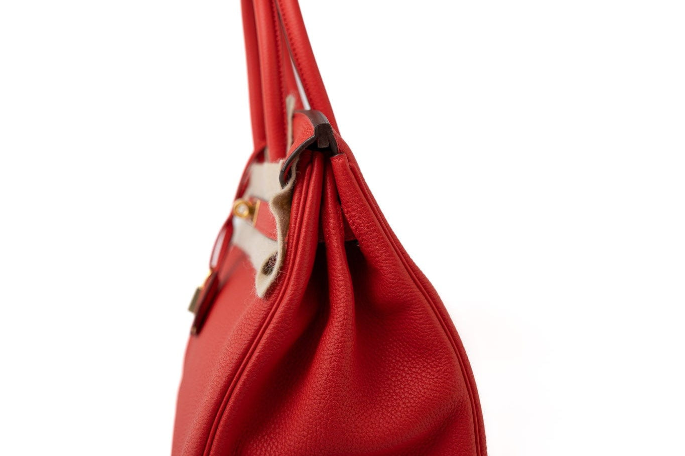 Hermes Handbag Hermes Birkin 30 Rouge de Coeur Togo D Stamp - Redeluxe