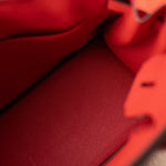 Hermes Handbag Hermes Birkin 30 Rouge de Coeur Togo D Stamp - Redeluxe
