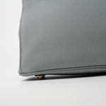 Hermes Handbag Hermes Birkin 30 Togo Blue Glacier Gold Plated - Redeluxe