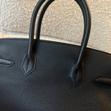Hermes Handbag Hermes Birkin 30 Veau Togo Leather Black Gold Plated 2022 U - Redeluxe