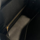 Hermes Handbag Hermes Birkin 30 Veau Togo Leather Black Gold Plated 2022 U - Redeluxe