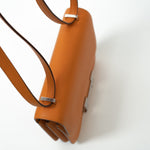 Hermes Handbag Hermes Constance 18 Abricot Veau Evercolor Leather Palladium Plated Orange - Redeluxe