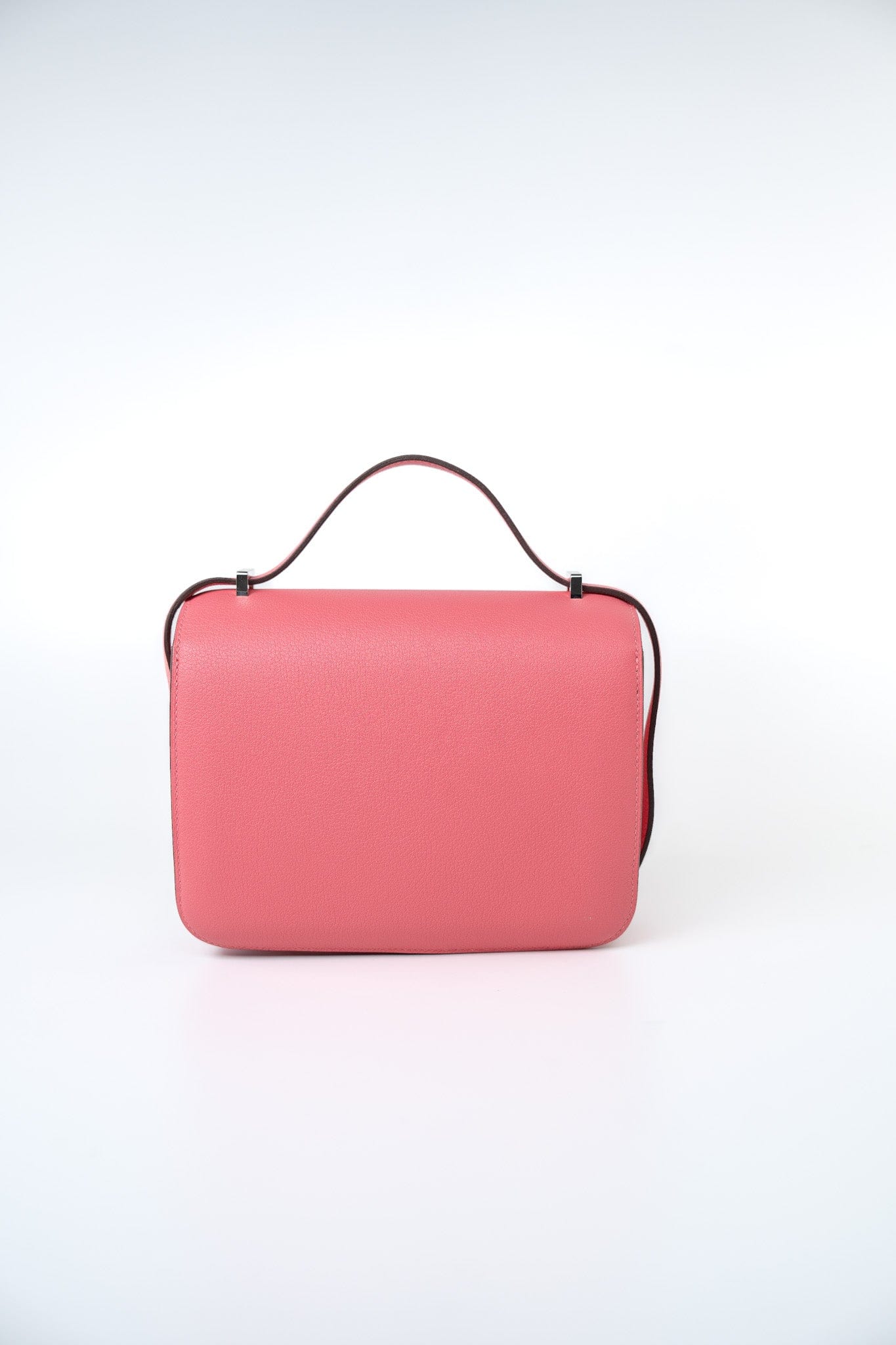 Hermes Constance 18 Rose Azalee Evercolor PHW C Stamp – REDELUXE