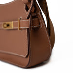 Hermes Handbag Hermes Jypsiere Mini Gold Evercolor / Wooly Strap Gold Plated B Stamp - Redeluxe