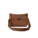 Hermes Handbag Hermes Jypsiere Mini Gold Evercolor / Wooly Strap Gold Plated B Stamp - Redeluxe