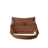 Hermes Handbag Hermes Jypsiere Mini Gold Evercolor / Wooly Strap Gold Plated B Stamp - Redeluxe