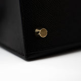 Hermes Handbag Hermes Kelly 25 Black Veau Epsom Leather Gold Plated - Redeluxe