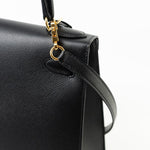 Hermes Handbag Hermes Kelly 28 Veau Epsom Leather Black with Gold Plated Hardware 2019 D - Redeluxe