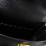 Hermes Handbag Hermes Kelly 28 Veau Epsom Leather Black with Gold Plated Hardware 2019 D - Redeluxe