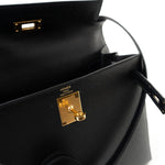 Hermes Handbag Hermes Kelly 28 Veau Epsom Leather Black with Gold Plated Hardware 2019 D - Redeluxe