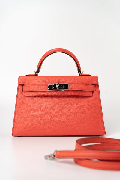Buy Exclusive HERMÈS Kelly Mini II Rose Texas | Luxury Pre-Owned