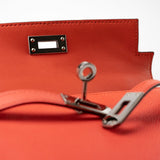Hermes Handbag Hermes Kelly Mini II Rose Texas Veau Epsom Leather Palladium plated 2021 Z - Redeluxe