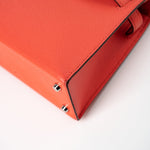 Hermes Handbag Hermes Kelly Mini II Rose Texas Veau Epsom Leather Palladium plated 2021 Z - Redeluxe