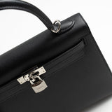 Hermes Handbag Hermes Kelly Sellier 25 Bleu Indigo Veau Epsom Leather Palladium Plated 2020 Y - Redeluxe