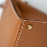 Hermes Handbag Hermes Kelly Sellier 28 Veau Epsom Leather Gold with Gold Plated Hardware 2022 Z - Redeluxe