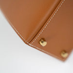 Hermes Handbag Hermes Kelly Sellier 28 Veau Epsom Leather Gold with Gold Plated Hardware 2022 Z - Redeluxe