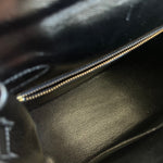 Hermes Handbag Hermes Vintage Kelly 28 Box Calfskin Black Gold Metal Fittings - Redeluxe