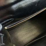 Hermes Handbag Hermes Vintage Kelly 28 Box Calfskin Black Gold Metal Fittings - Redeluxe