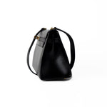Hermes Handbag Hermes Vintage Mini Kelly Black Box Calfskin Leather Shoulder Bag - Redeluxe