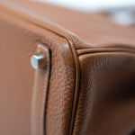 Hermes Handbag Installment of Birkin 30 Gold Veau Togo Leather Palladium Plated Hardware R - Redeluxe