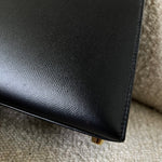 Hermes Handbag Kelly 25 Veau Madame Leather Shiny Niloticus Crocodile Skin Gold Plated - Redeluxe