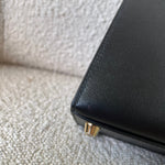 Hermes Handbag Kelly 25 Veau Madame Leather Shiny Niloticus Crocodile Skin Gold Plated - Redeluxe
