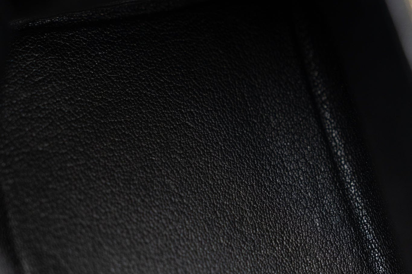 Hermes Handbag Kelly 28 Black Veau Togo Leather Gold Plated C Stamp - Redeluxe