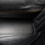 Hermes Handbag Kelly 28 Black Veau Togo Leather Gold Plated C Stamp - Redeluxe
