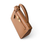 Hermes Handbag Kelly / Brown Kelly Sellier 28 Gold Natural Chamonix Plated A Square Stamp - Redeluxe