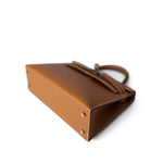Hermes Handbag Kelly / Gold Mini Kelly Sellier Gold Veau Epsom Palladium Plated Y Stamp - Redeluxe