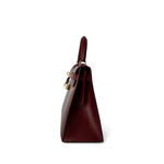 Hermes Handbag Kelly / Red Kelly 28 Rouge Box Calfskin Gold Plated V Stamp - Redeluxe