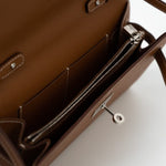 Hermes Handbag Kelly To Go Veau Epsom Leather Palladium Plated 2020 Y - Redeluxe