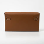 Hermes Handbag Kelly To Go Veau Epsom Leather Palladium Plated 2020 Y - Redeluxe