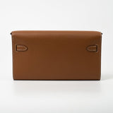 Hermes Handbag Kelly To Go Veau Epsom Leather Palladium Plated 2020 Y - Redeluxe