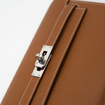 Hermes Handbag Kelly To Go Veau Epsom Leather Palladium Plated 2020 Y - Redeluxe