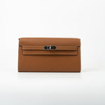 Hermes Handbag Kelly To Go Veau Epsom Leather Palladium Plated 2020 Y - Redeluxe
